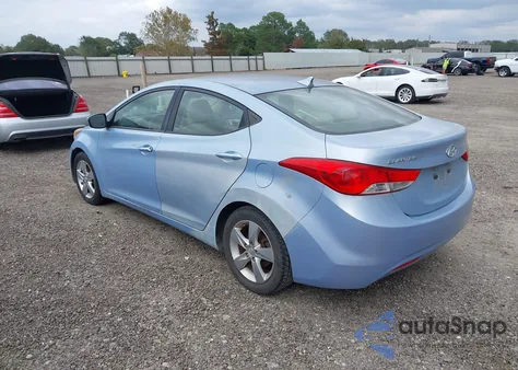 2011 Hyundai Elantra Gls (Ulsan Plant) from USA, damaged, VIN KMHDH4AE2BU097348